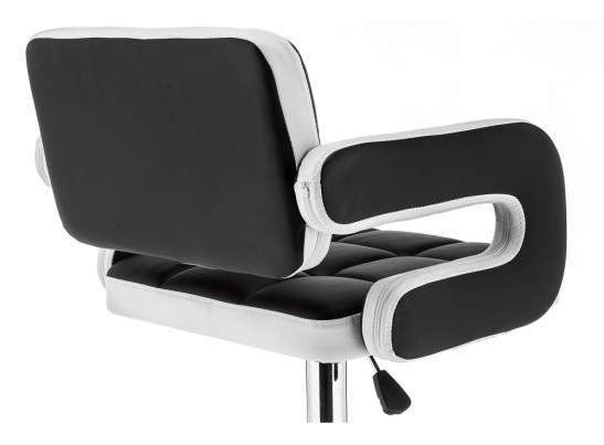 Барный стул Bent черный / белый в Каменске-Уральском