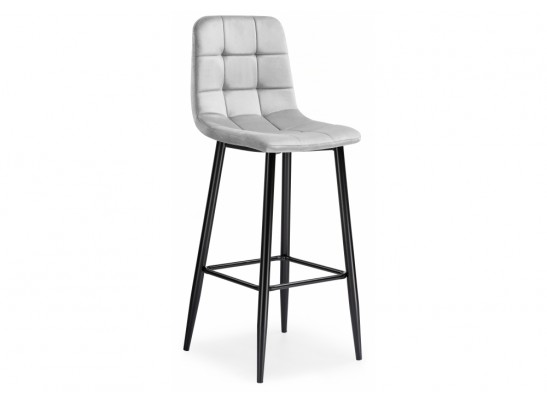Барный стул Chio light gray / black в Каменске-Уральском