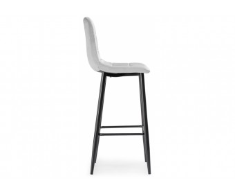 Барный стул Chio light gray / black