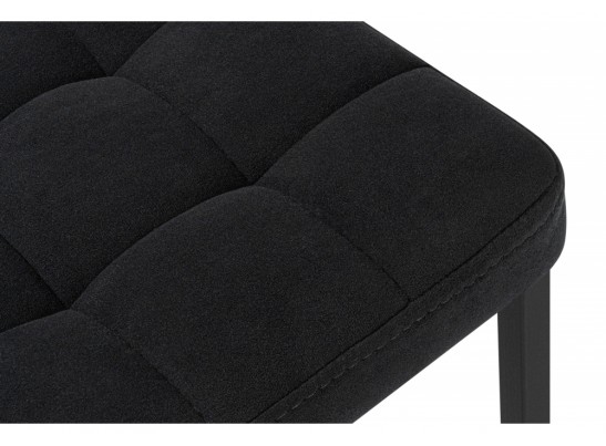 Барный стул Лофт микровелюр катания блэк / черный матовый в Каменске-Уральском