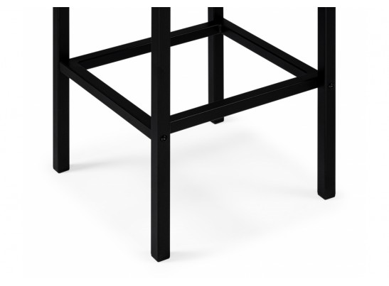 Барный стул Лофт микровелюр катания блэк / черный матовый в Каменске-Уральском