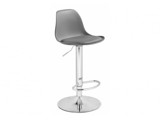 Барный стул Soft gray / chrome в Каменске-Уральском