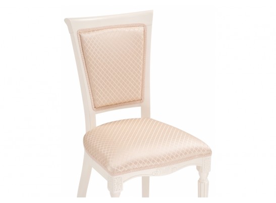 Деревянный стул Байона слоновая кость / ромб 02 в Каменске-Уральском