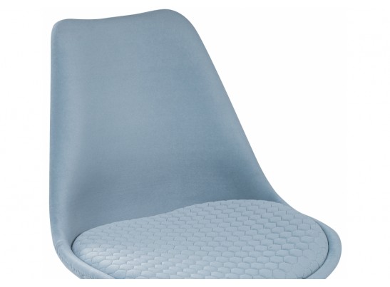 Деревянный стул Bonuss light blue / wood