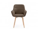 Деревянный стул Флюид 360 коричневый (glory 08) / светлое дерево в Каменске-Уральском