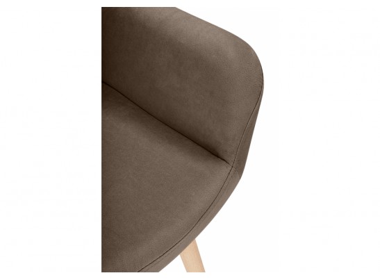 Деревянный стул Флюид 360 коричневый (glory 08) / светлое дерево в Каменске-Уральском