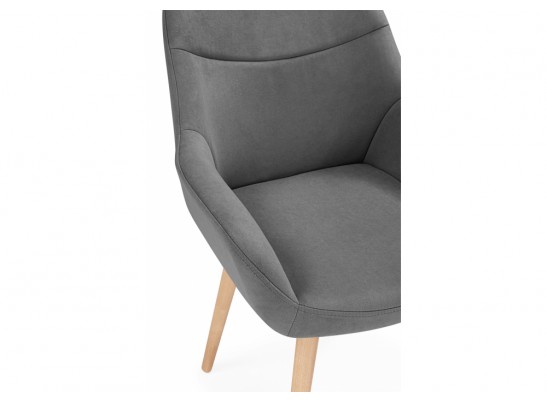 Деревянный стул Флюид темно-серый (zd 995) / светлое дерево в Каменске-Уральском