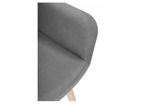 Деревянный стул Флюид темно-серый (zd 995) / светлое дерево в Каменске-Уральском