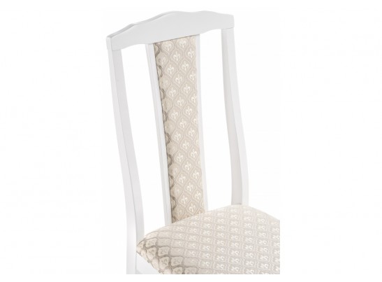 Деревянный стул Гроджин белый / бежевый в Каменске-Уральском