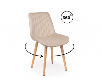 Деревянный стул Седа 360 бежевый (zd 210) / светлое дерево