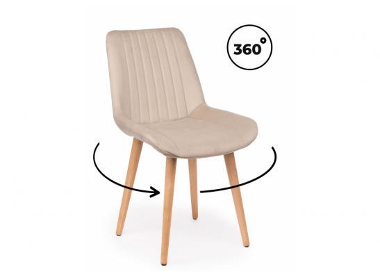 Деревянный стул Седа 360 бежевый (zd 210) / светлое дерево в Каменске-Уральском