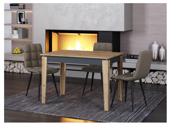 Деревянный стол Алвин дуб вотан / графит в Каменске-Уральском