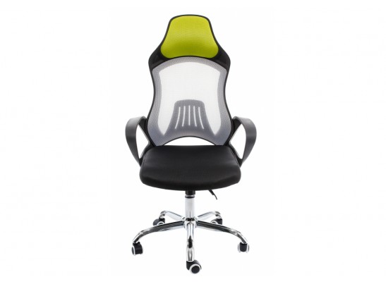 Компьютерное кресло Atlant белое / черное / зеленое в Каменске-Уральском