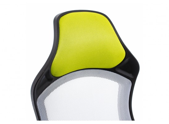 Компьютерное кресло Atlant белое / черное / зеленое в Каменске-Уральском