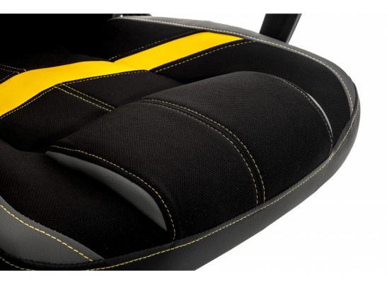 Компьютерное кресло Bens черное / серое / желтое в Каменске-Уральском