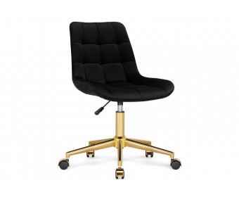 Компьютерное кресло Честер черный (california 999) / золото