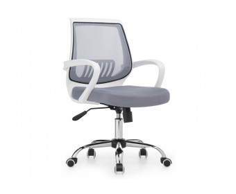 Компьютерное кресло Ergoplus light gray / white