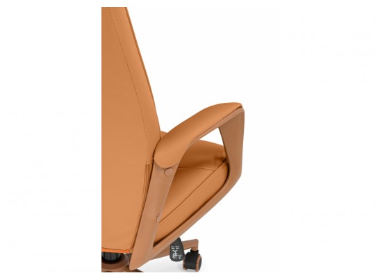 Компьютерное кресло Modena экокожа оранжевый в Каменске-Уральском