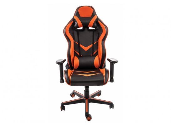 Компьютерное кресло Racer черное / оранжевое в Каменске-Уральском