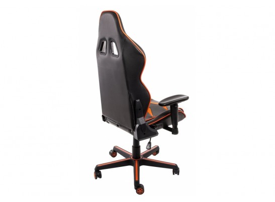 Компьютерное кресло Racer черное / оранжевое в Каменске-Уральском