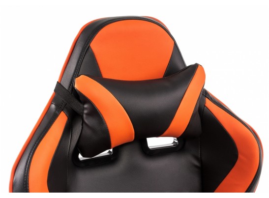 Компьютерное кресло Racer черное / оранжевое в Каменске-Уральском