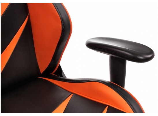 Компьютерное кресло Racer черное / оранжевое в Каменске-Уральском