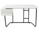 Компьютерный стол Desk 131х58х76 white / black в Каменске-Уральском