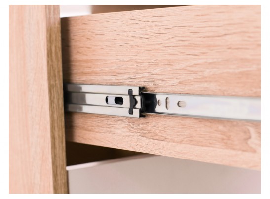 Компьютерный стол КСТ-16 120х60х160 левый дуб сонома / белый в Каменске-Уральском