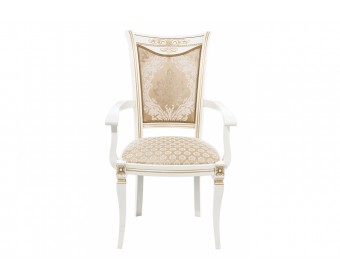 Кресло Mariano молочное / патина