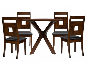 Обеденная группа Мириелис dirty oak / black