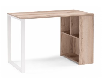 Письменный стол Битти Лофт 116х60х75 дуб делано светлый / белый матовый