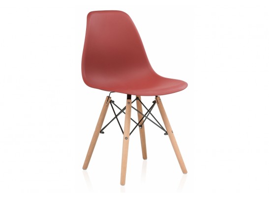 Пластиковый стул Eames PC-015 bordeaux в Каменске-Уральском