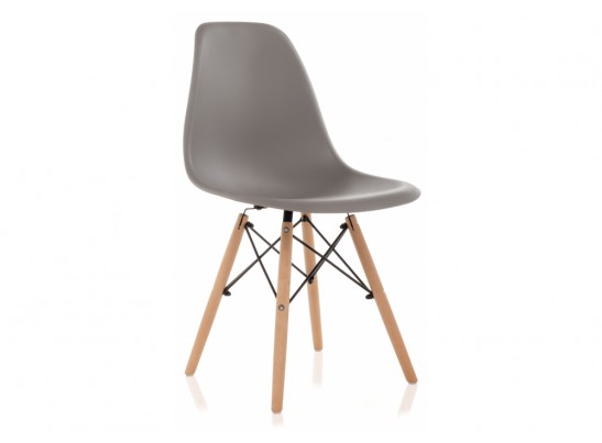 Пластиковый стул Eames PC-015 серый в Каменске-Уральском