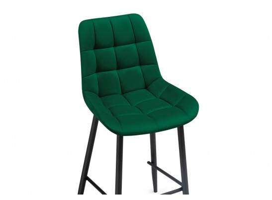 Полубарный стул Алст велюр зеленый / черный в Каменске-Уральском