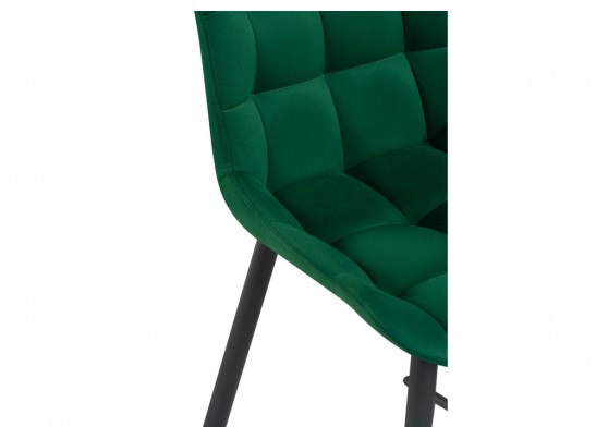 Полубарный стул Алст велюр зеленый / черный в Каменске-Уральском