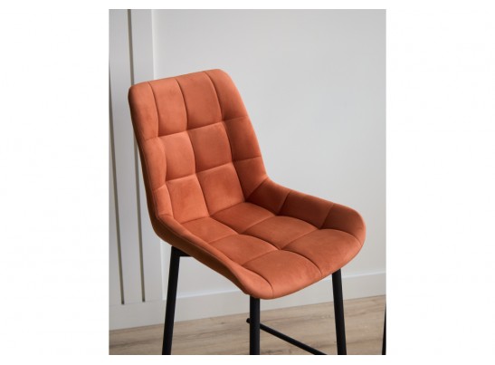 Полубарный стул Челси 360 терракотовый (zd 432) / черный в Каменске-Уральском