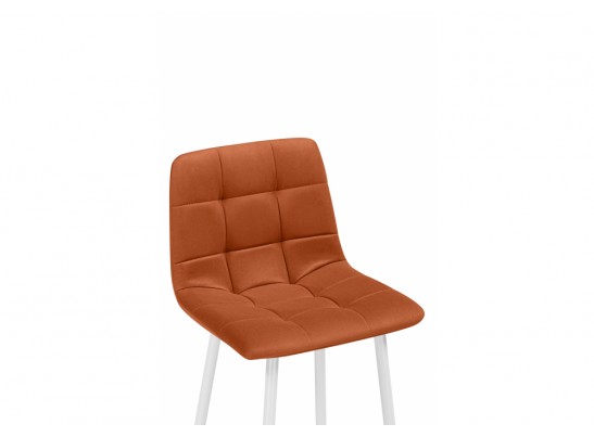 Полубарный стул Чилли Мини терракотовый (zd 432) / белый в Каменске-Уральском