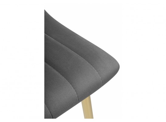 Полубарный стул Дани Мини темно-серый (zd 995) / золотой в Каменске-Уральском