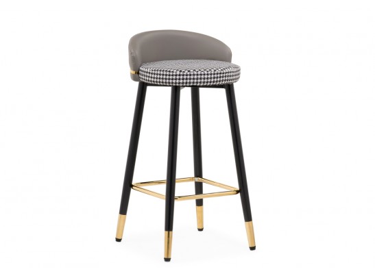 Полубарный стул Kardial gray / black в Каменске-Уральском