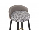 Полубарный стул Kardial gray / black в Каменске-Уральском