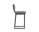 Полубарный стул Ларс selfie grey / черный в Каменске-Уральском
