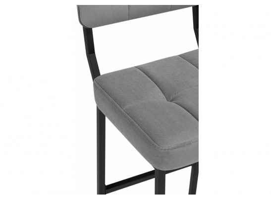 Полубарный стул Ларс selfie grey / черный в Каменске-Уральском