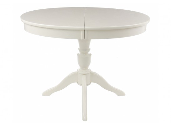 Деревянный стол Arno 106(141)х75х76 без патины / молочный в Каменске-Уральском