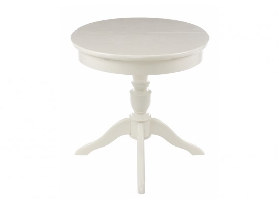 Деревянный стол Arno 106(141)х75х76 без патины / молочный в Каменске-Уральском