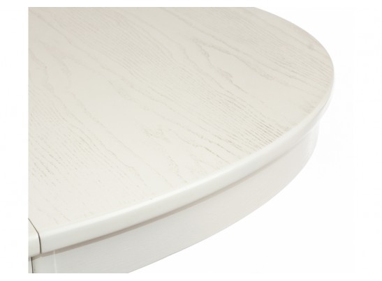 Деревянный стол Arno 106(141)х75х76 без патины / молочный в Каменске-Уральском