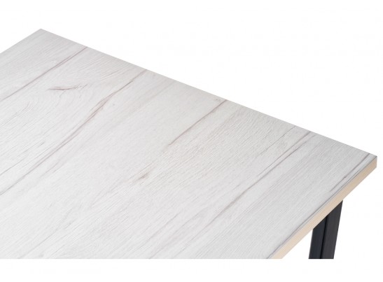 Стол Лота Лофт 120х74х75 25 мм юта / матовый черный в Каменске-Уральском