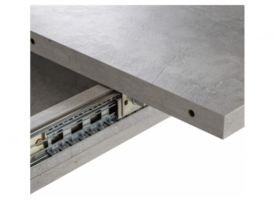 Стол на тумбе Аврора цемент светлый / белый в Каменске-Уральском