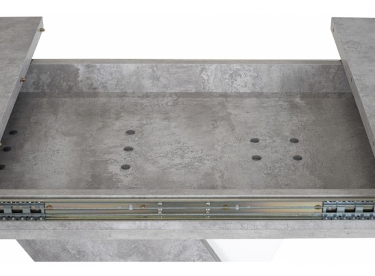 Стол на тумбе Аврора цемент светлый / белый в Каменске-Уральском