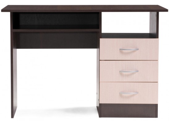 Стол письменный Бриз 110х60х75 ЛДСП венге / дуб белфорт в Каменске-Уральском