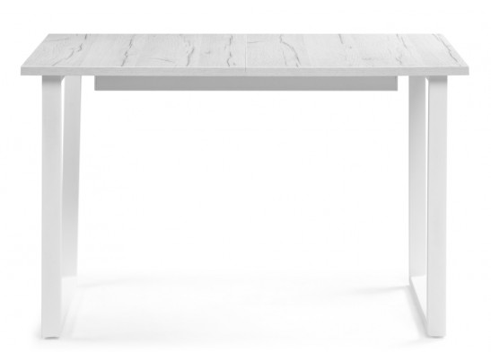 Стол раскладной Лота Лофт 120(160)х75х75 25 мм юта / матовый белый в Каменске-Уральском